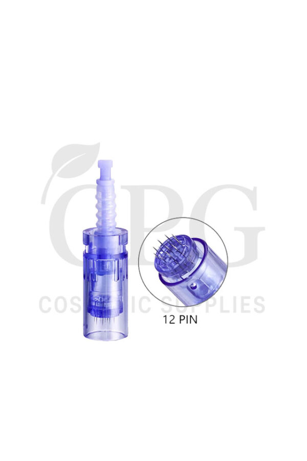 Cabezal Dermapen 12 Púas AC Glow American Cosmetics Pack 5 Und.