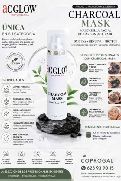 Mascarilla carbón en espuma American Cosmetics