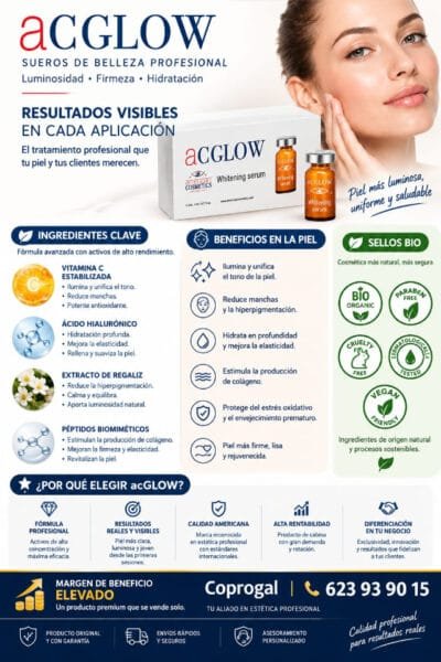 Viales de vitamina C Whitening de American Cosmetics