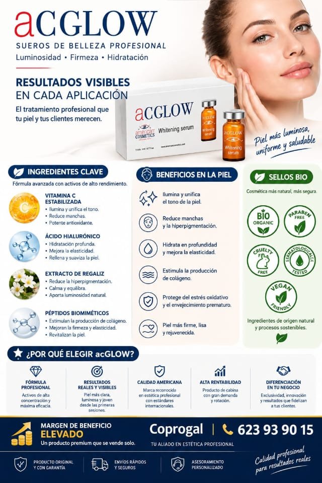 Viales de vitamina C Whitening de American Cosmetics