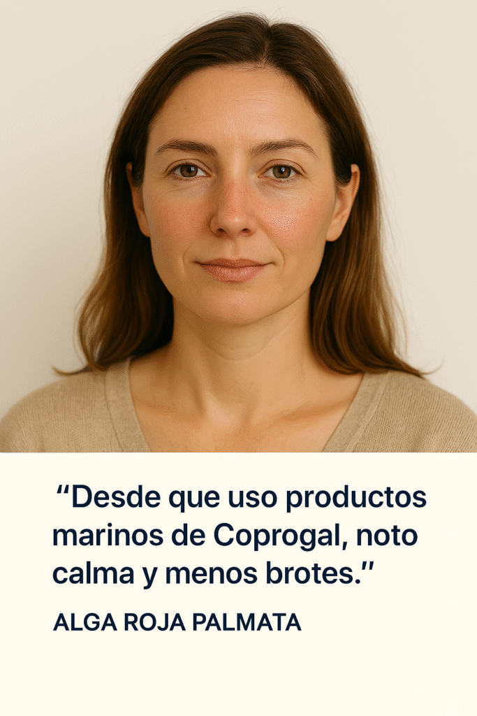 Testimonio real de una usuaria de productos con algas y oligoelementos de las costas de Galicia