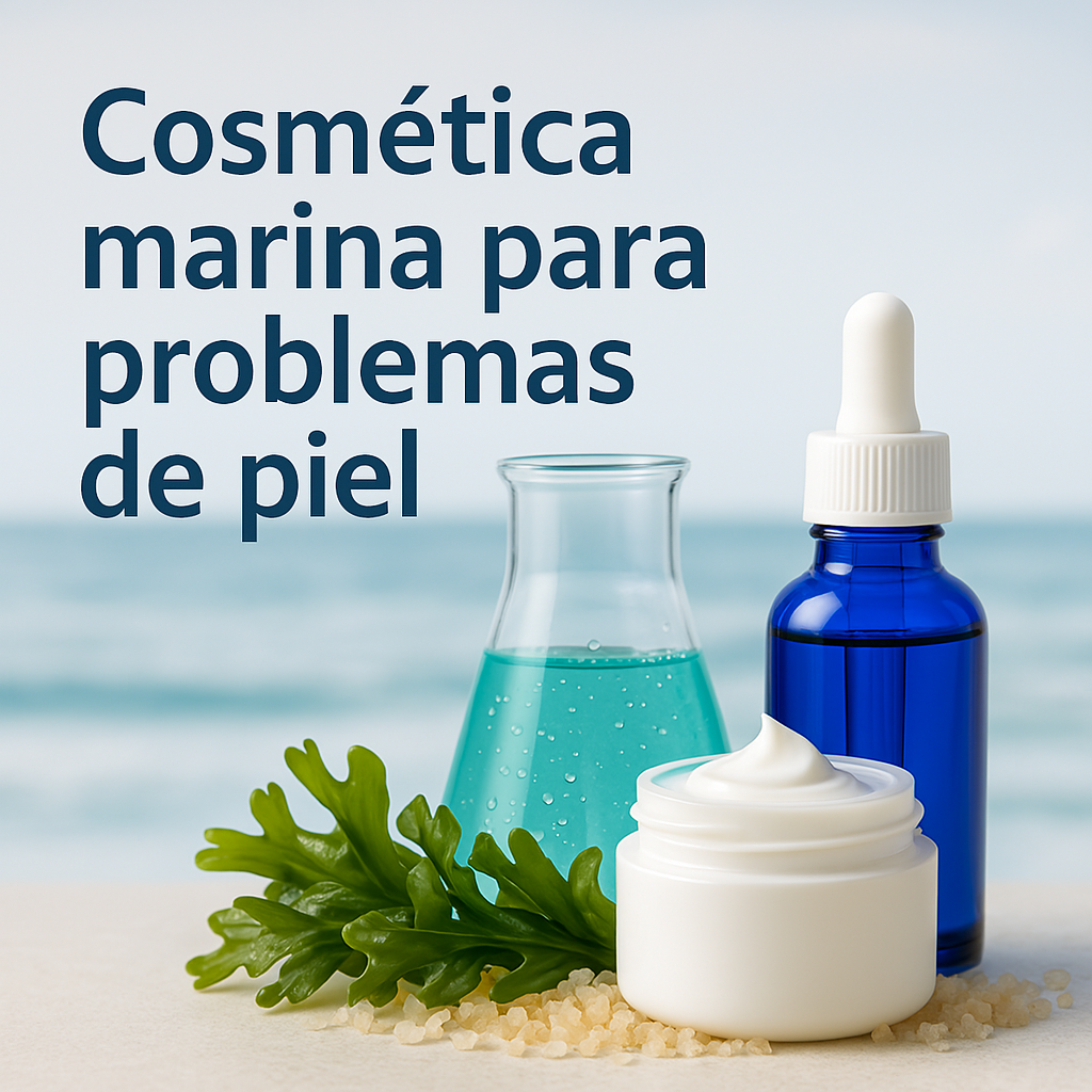 Cosmética Marina con Oligoelementos para problemas de piel