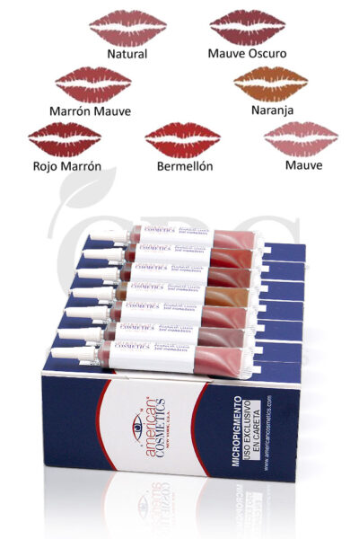 Pigmento labial American Cosmetics para microblading 3ml