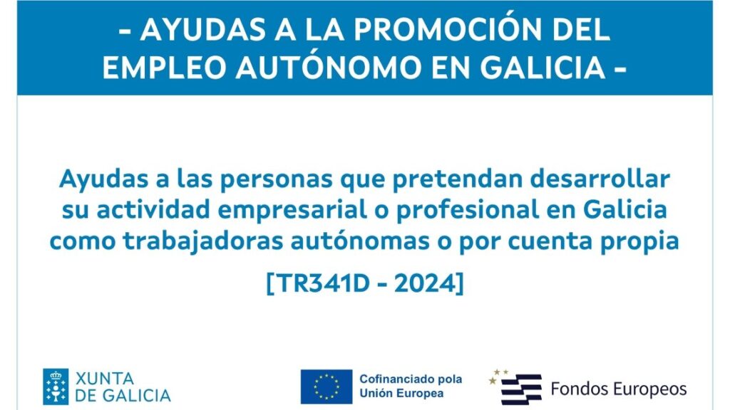 cartel Xunta de Galicia TR341D - 2024