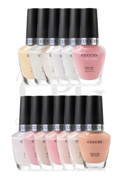 Colección Porcelana Cuccio Colour | Esmaltes Profesionales para Manicura Francesa
