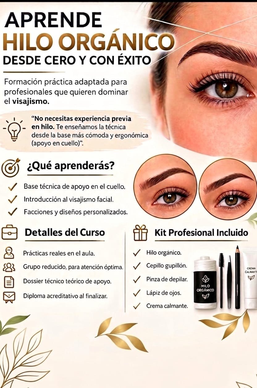 Curso de Depilacion con Hilo orgánico