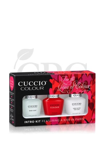 Cuccio Colour Intro Kit A Kiss In Paris kit esmalte profesional colección París